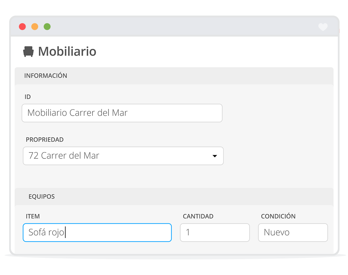 Mobiliario